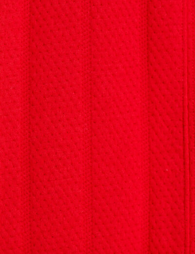 Veste manches longues rouge femme
