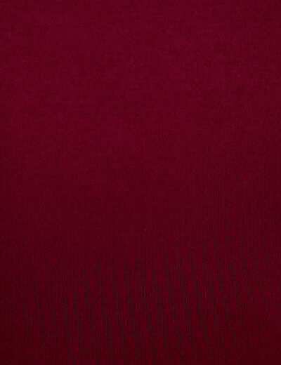 T-shirt ajust&eacute; manches courtes bordeaux femme