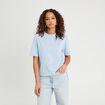 T-shirt manches courtes bleu ciel femme