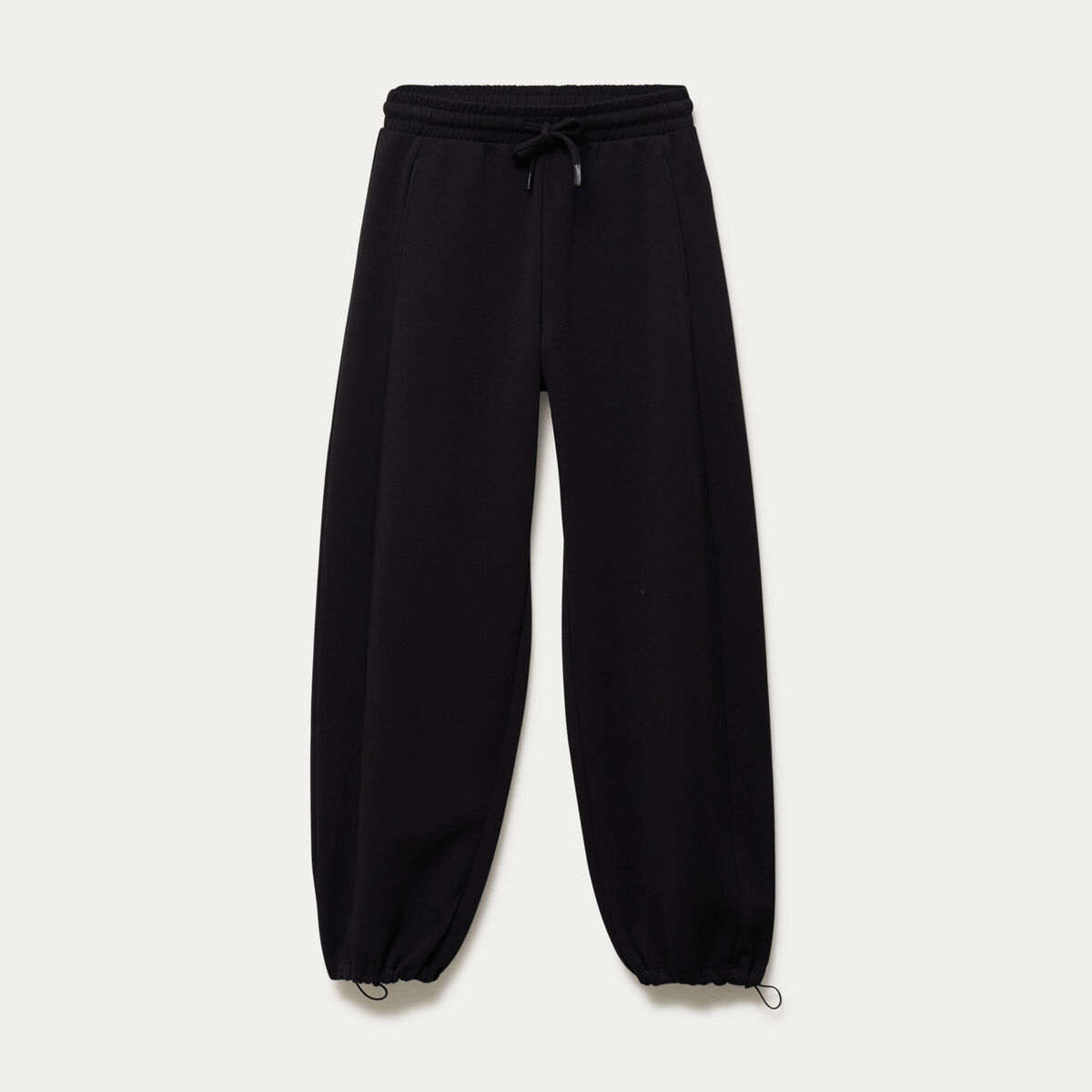 Jogging large taille standard noir femme