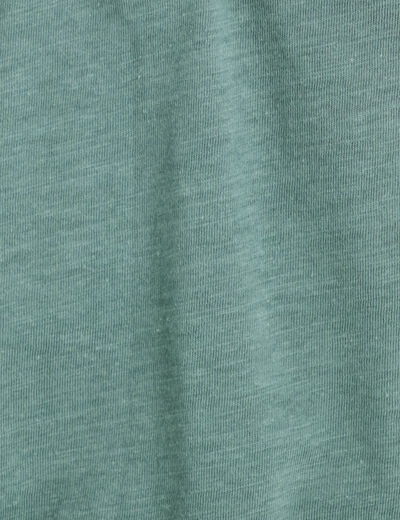 T-shirt manches courtes vert foncé femme