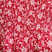 Robe longue &eacute;vas&eacute;e smock&eacute;e rouge femme