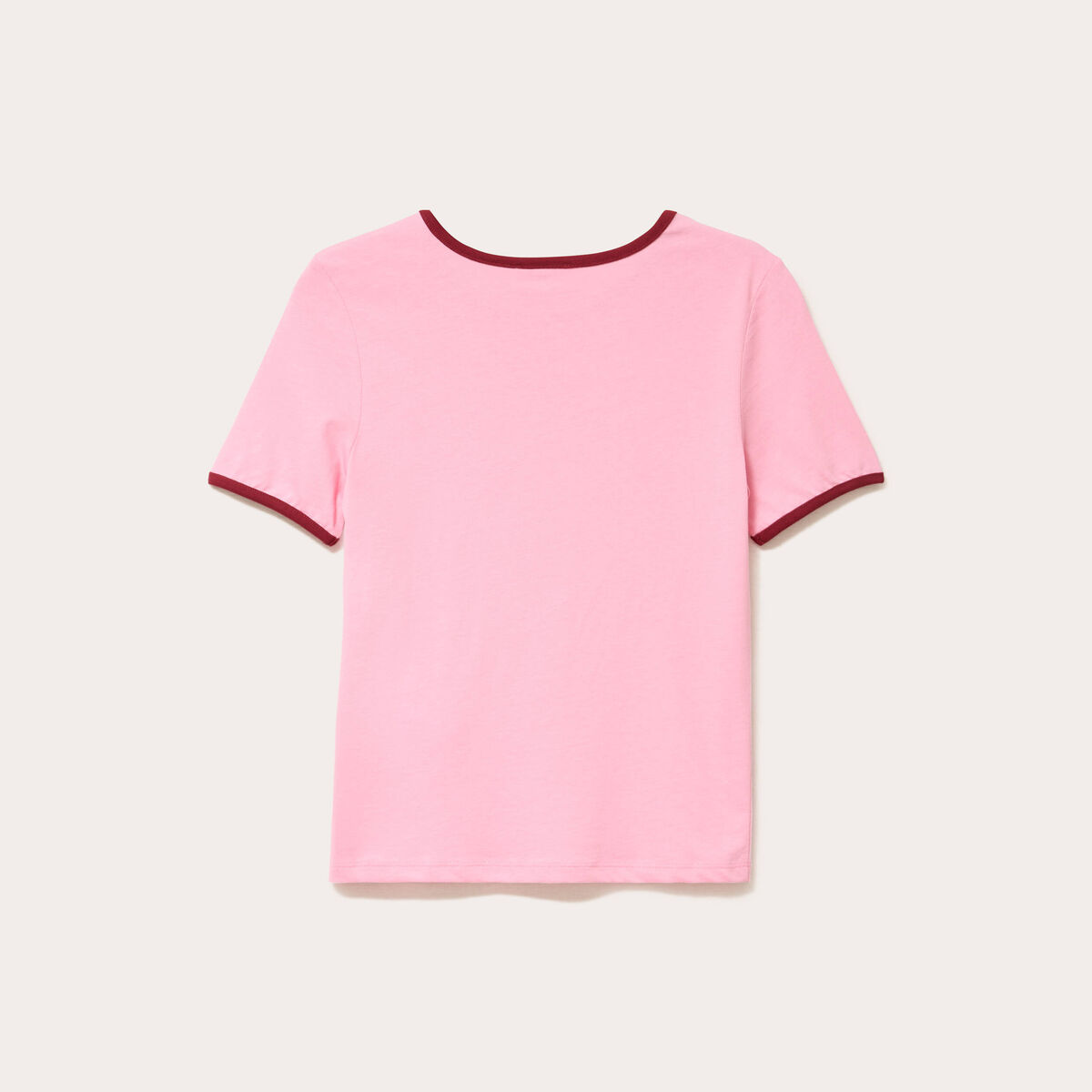 T-Shirt Femme Grande Taille 58/60 Rose - Marque "Si Belle Et" - Coton Neuf Avec Étiquettes