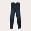 Jeans slim push-up denim blue black femme