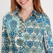 Chemise manches longues blanc femme