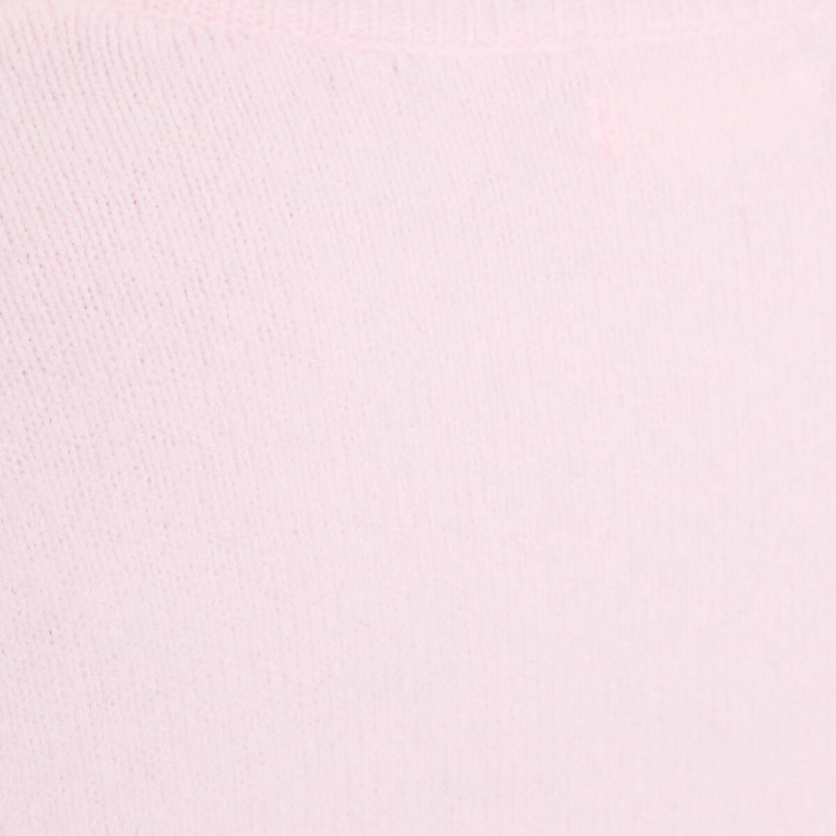 Gilet court nou&eacute; rose clair femme