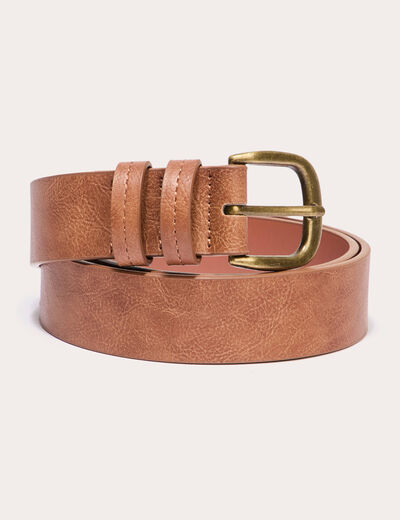 Ceinture camel femme