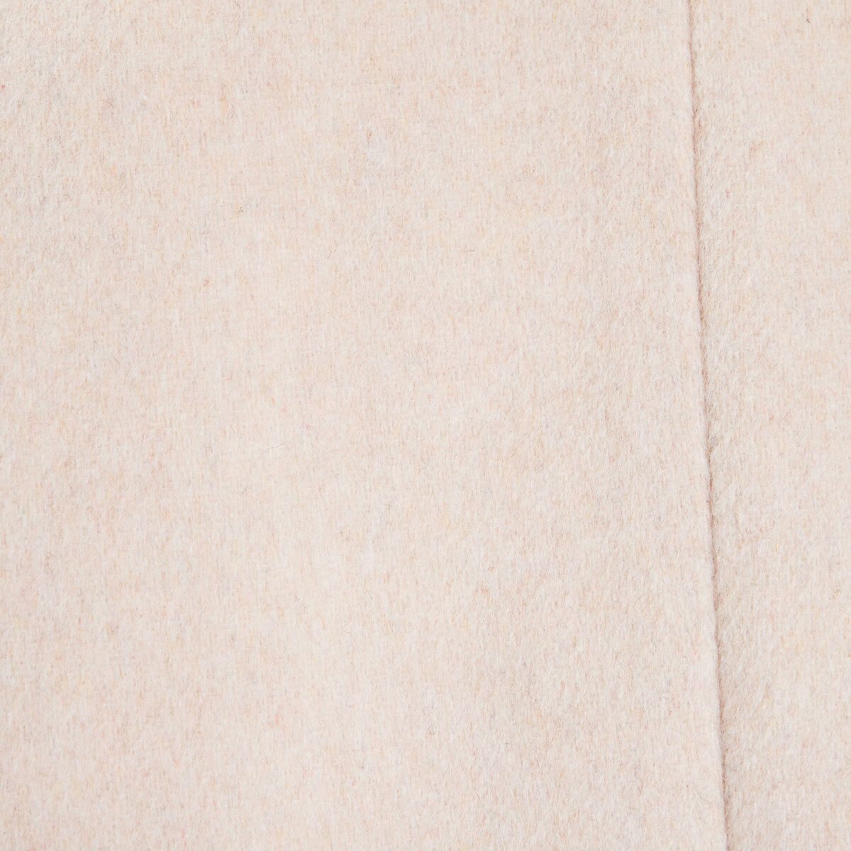 Manteau droit boutonné beige femme