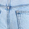 Short en jean avec broderie denim bleach femme