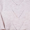 Robe pull droite sable femme