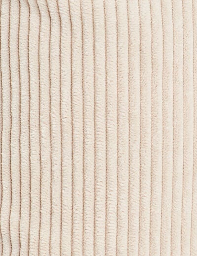Pantalon slouchy velours sable femme
