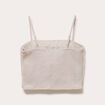 D&eacute;bardeur fausse fourrure sable femme