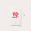 T-shirt manches courtes ecru femme