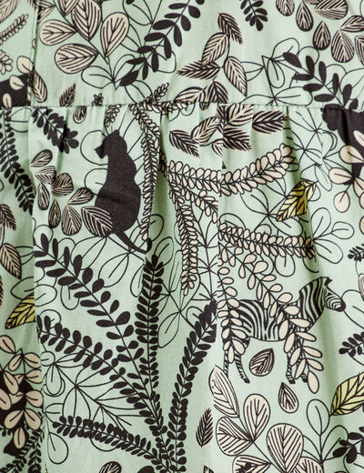 Robe évasée manches 3/4 bleu femme