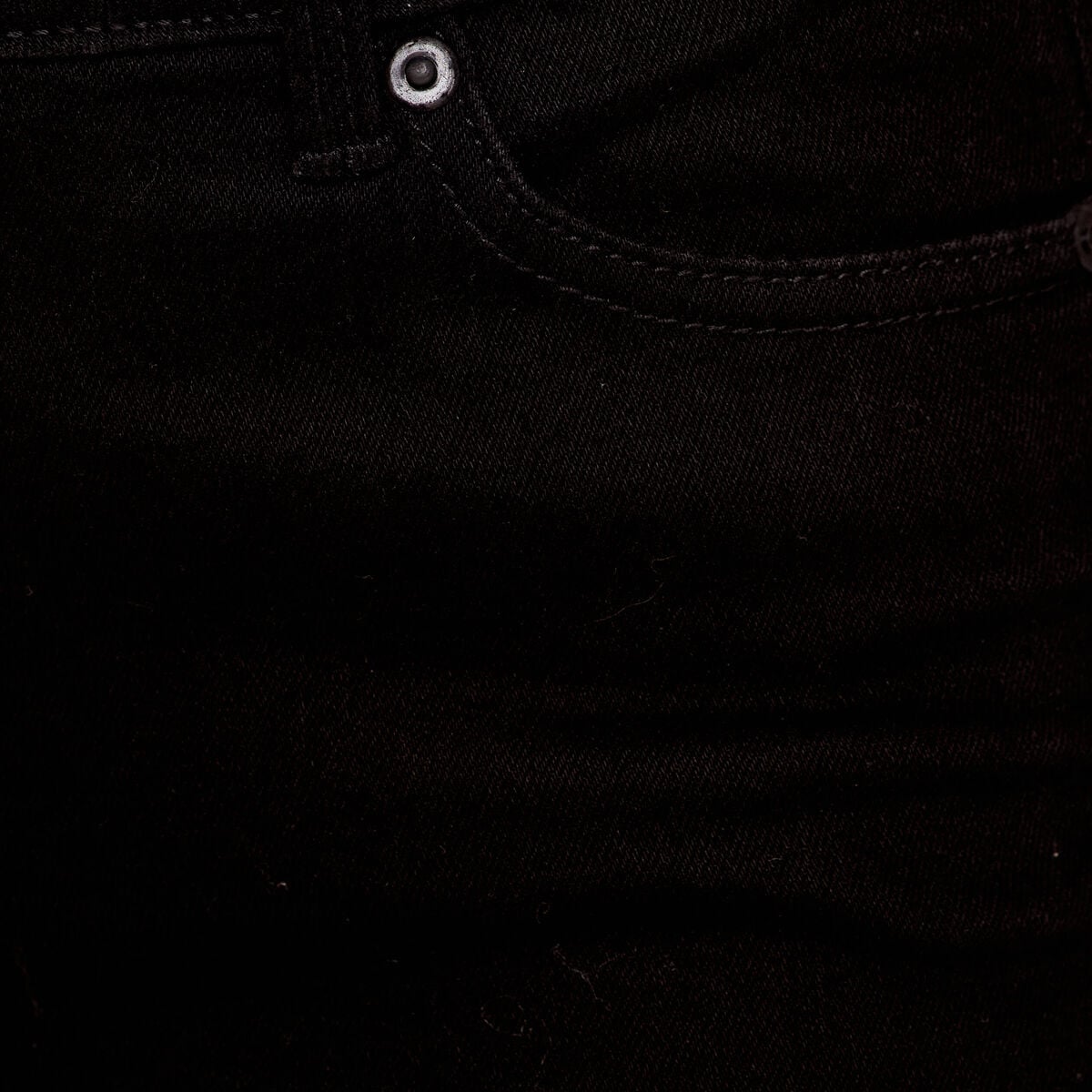 Jean skinny push-up taille standard denim noir femme