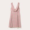 Robe trapèze sans manches rose femme