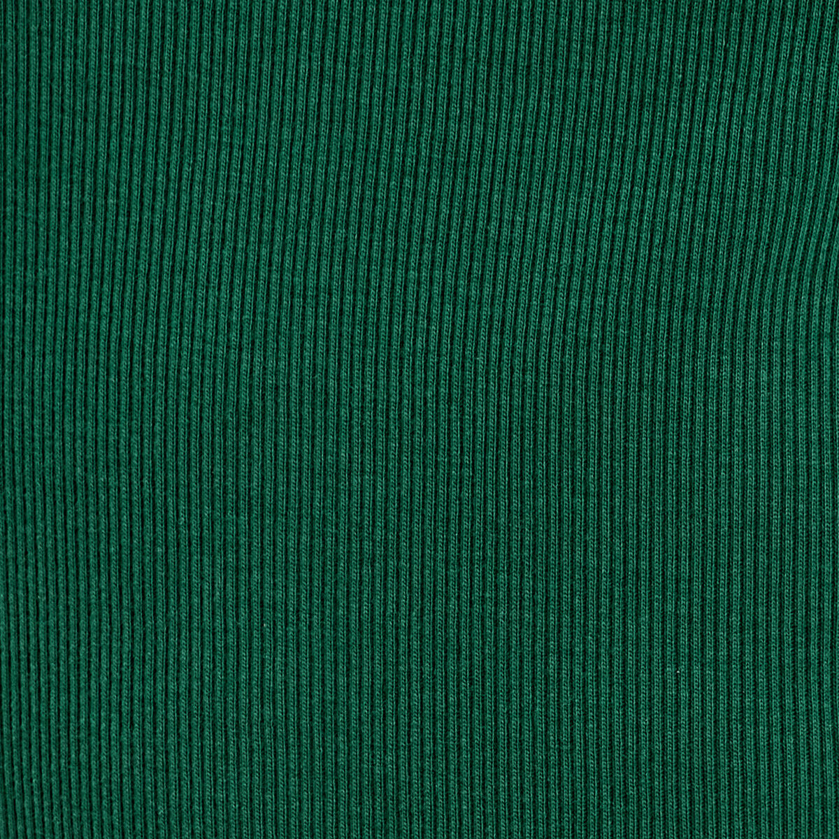 Polo manches courtes zipp&eacute; vert fonc&eacute; femme