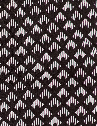 Robe droite zippée noir femme