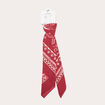 Foulard carré vieux rose femme