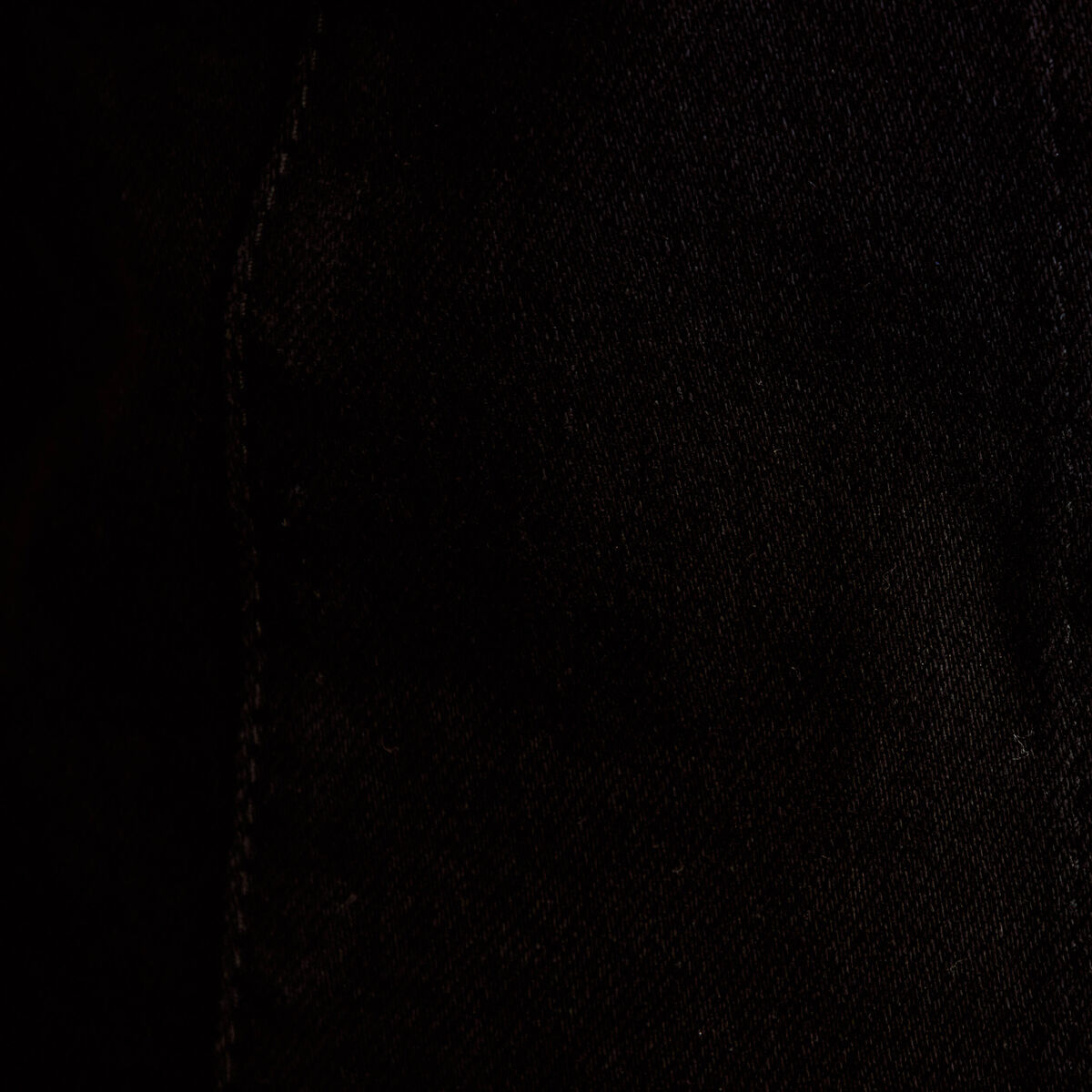 Robe courte trap&egrave;ze en jean col chemise noir femme