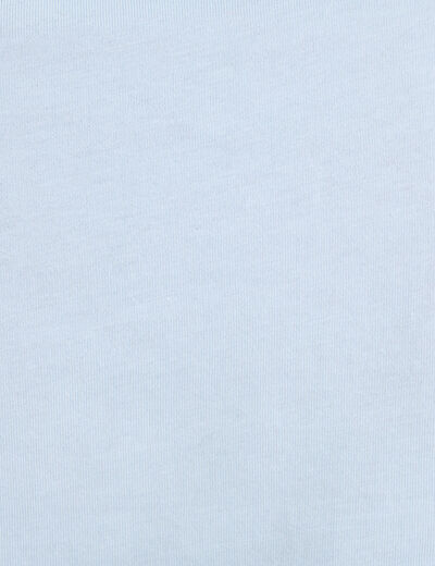 T-shirt manches courtes bleu ciel femme
