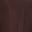 Chemise droite manches longues dentelle marron fonc&eacute; femme