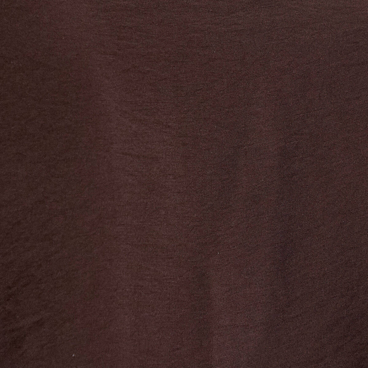 Chemise droite manches longues dentelle marron fonc&eacute; femme