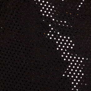 Short ajusté avec sequins noir femme