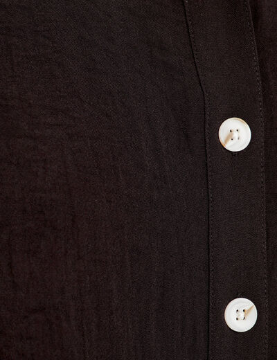 Chemise sans manches noir femme