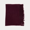 &Eacute;charpe chin&eacute;e bordeaux femme