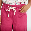 Pantalon droit taille standard prune femme