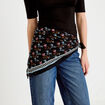 Foulard noir femme