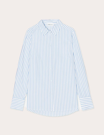 Chemise manches longues blanc femme