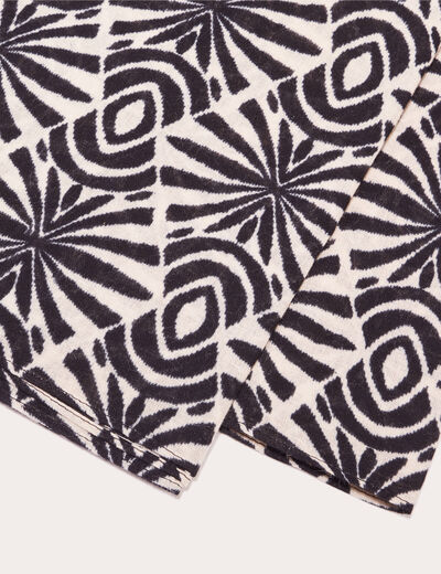 Foulard noir femme