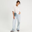 Chemise manches 3/4 ecru femme
