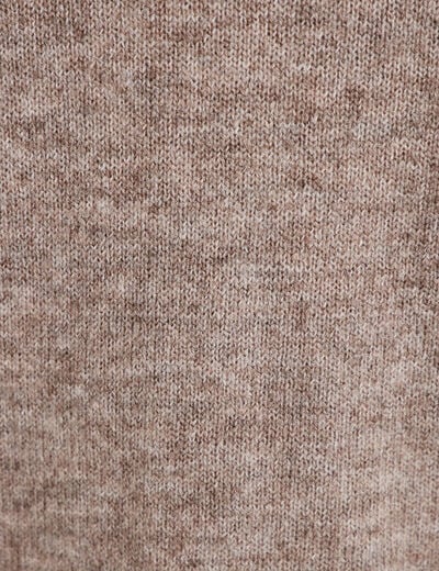 Gilet boutonn&eacute; avec col en V taupe femme