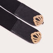 Ceinture élastiquée noir femme