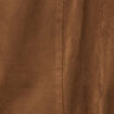 Robe boutonn&eacute;e aspect daim marron fonc&eacute; femme