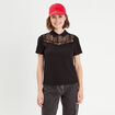 T-shirt manches courtes noir femme