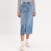 Jupe crayon taille standard denim double stone femme