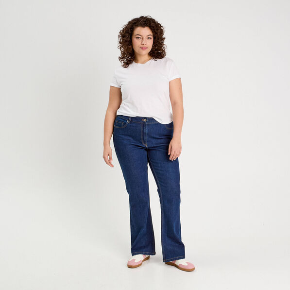 jeans bootcut denim brut femme Jeans bootcut denim brut femme