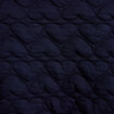 Gilet droit col v manches longues bleu marine femme