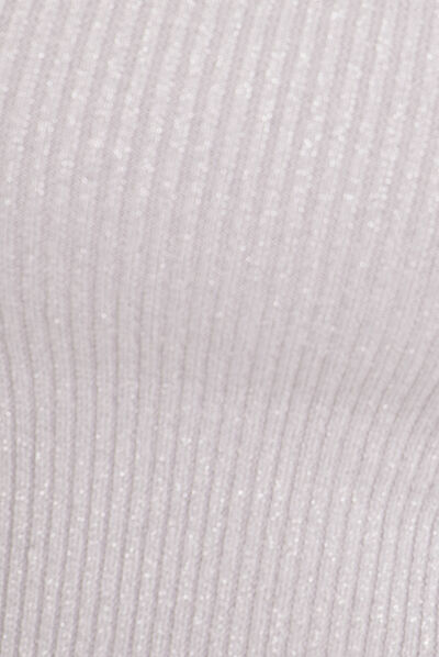 Pull manches longues gris clair femme