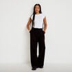 Pantalon bootcut taille standard noir femme