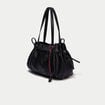 Sac port&eacute; &eacute;paule noir femme