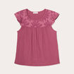 Blouse sans manches prune femme