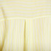 Chemise ample pliss&eacute;e manches courtes jaune femme