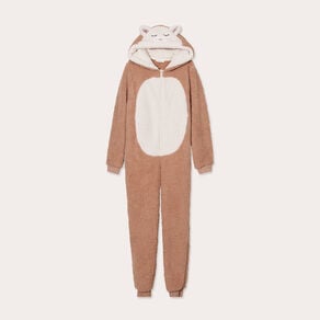 combinaison pyjama capuche sable femme Combinaison pyjama capuche sable femme