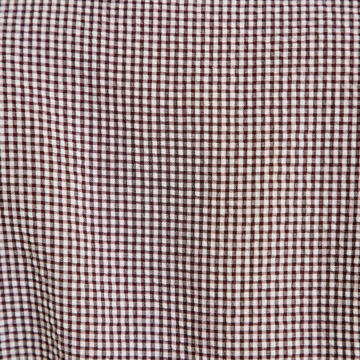 Chemise cintr&eacute;e manches courtes marron femme