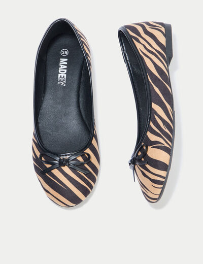 Ballerines marron femme